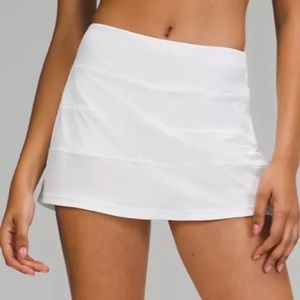 Lululemon Pace Rival Skirt * White